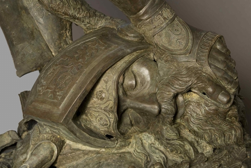 Laser Conservation of a Statue